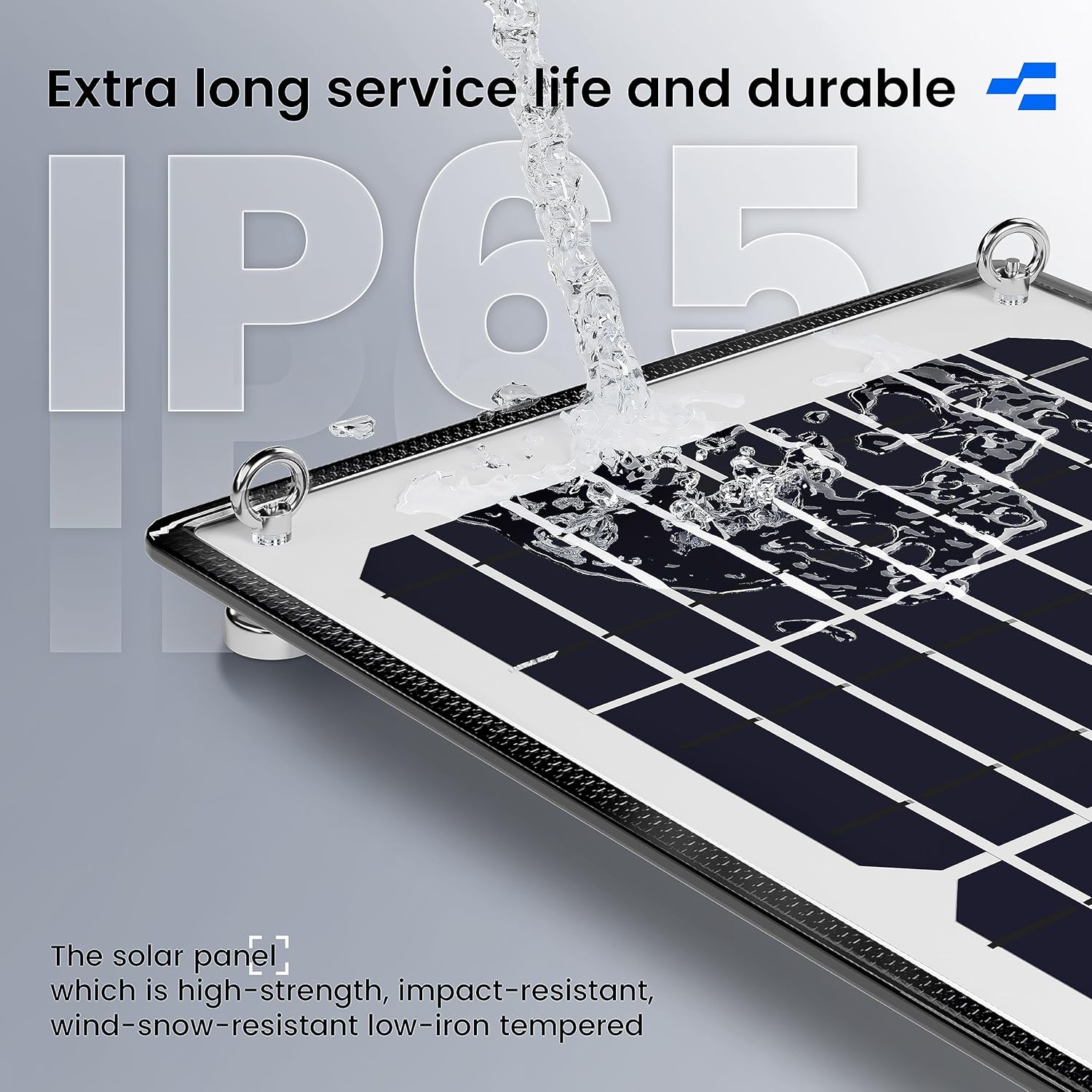 POWOXI Solar Panel Kit 12V 20W Magnetic + MPPT Charge Controller Waterproof Solar Battery Charger Maintainer Solar Trickle Charger Alligator Clip for Car Boat RV Motorcycle Marine, etc.