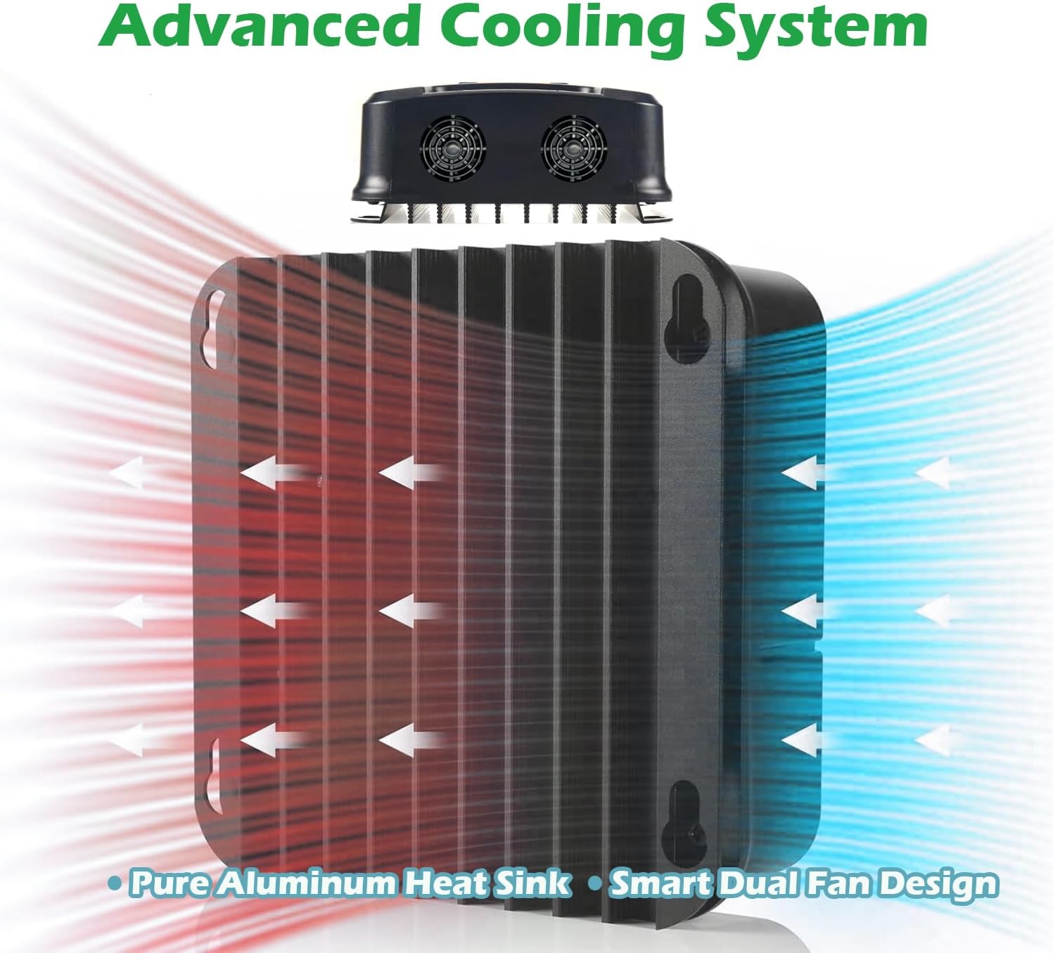 80A MPPT Solar Charge Controller 12V/24V/36V/48V DC Output for LiFePO4, AGM Sealed Gel Flooded Lithium Battery, MPPT Controller with LCD Display for 18/160V Solar Panels (APP Control)
