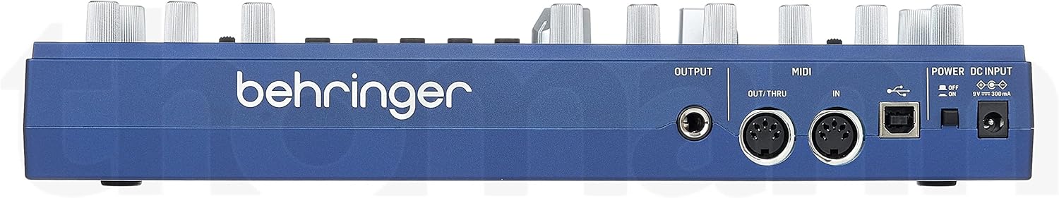 Behringer TD-3-BU Analog Bass Line Synthesizer with VCO, VCF, 16-Step Sequencer, Distortion Effects and 16-Voice Poly Chain