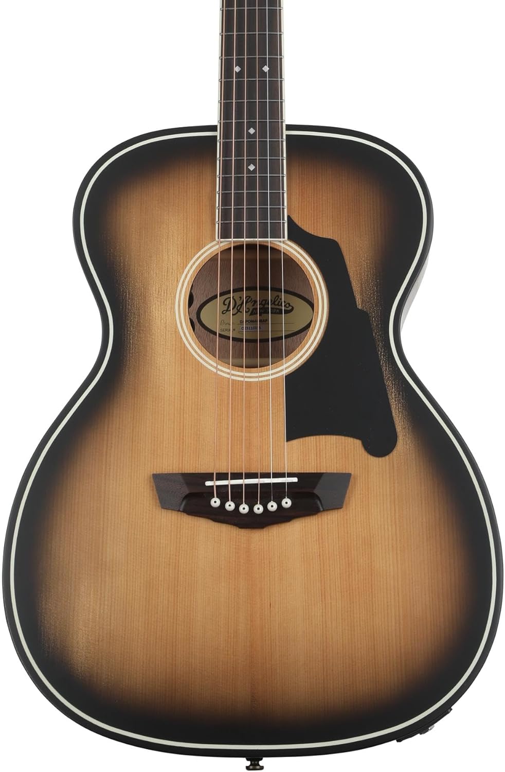 D'Angelico Premier Tammany OM Acoustic-electric Guitar - Aged Burst