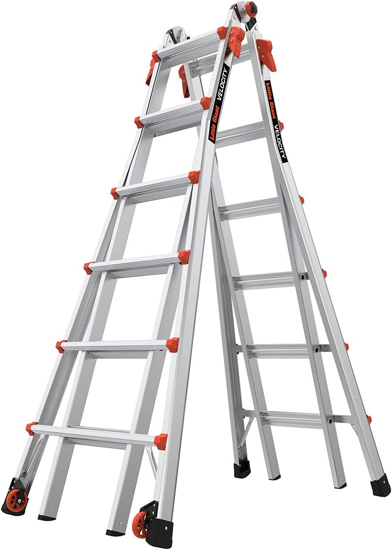 Little Giant Ladders Velocity (15426-001) Multi-Position Ladder Bundle with Wing Span/Wall Standoff Accessory