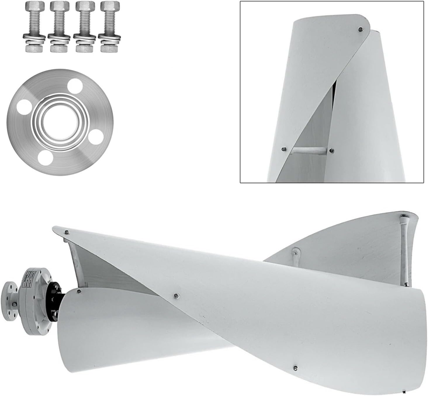 Wind Turbine Generator Kit, Magnetic Levitation Axis Vertical Wind Turbine nerator with Controller 12V for Hybrid Solar Wind System