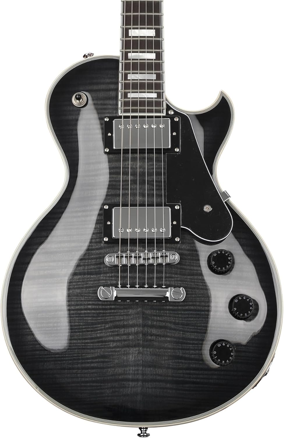Schecter Solo-II Custom Electric Guitar - Trans Black Burst