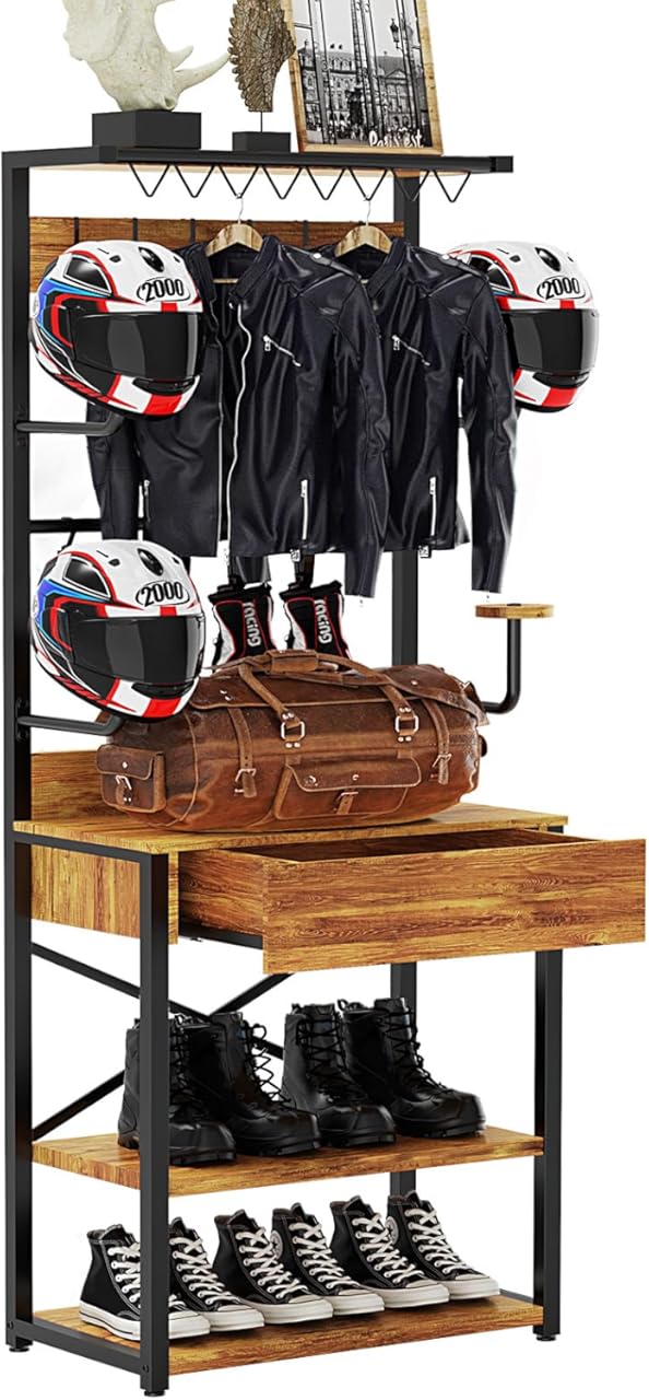 Motorcycle Gear Storage Rack, 72