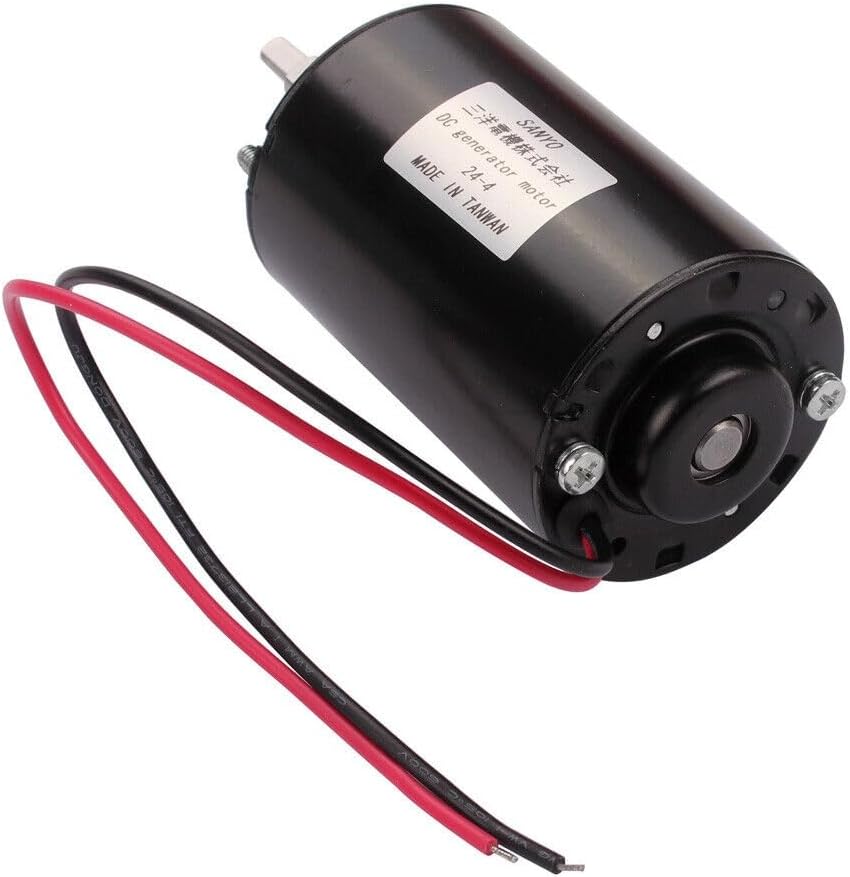 40W DC Generator Motor Permanent Magnet 12-24V Dual Purpose Wind Turbine W/Gears