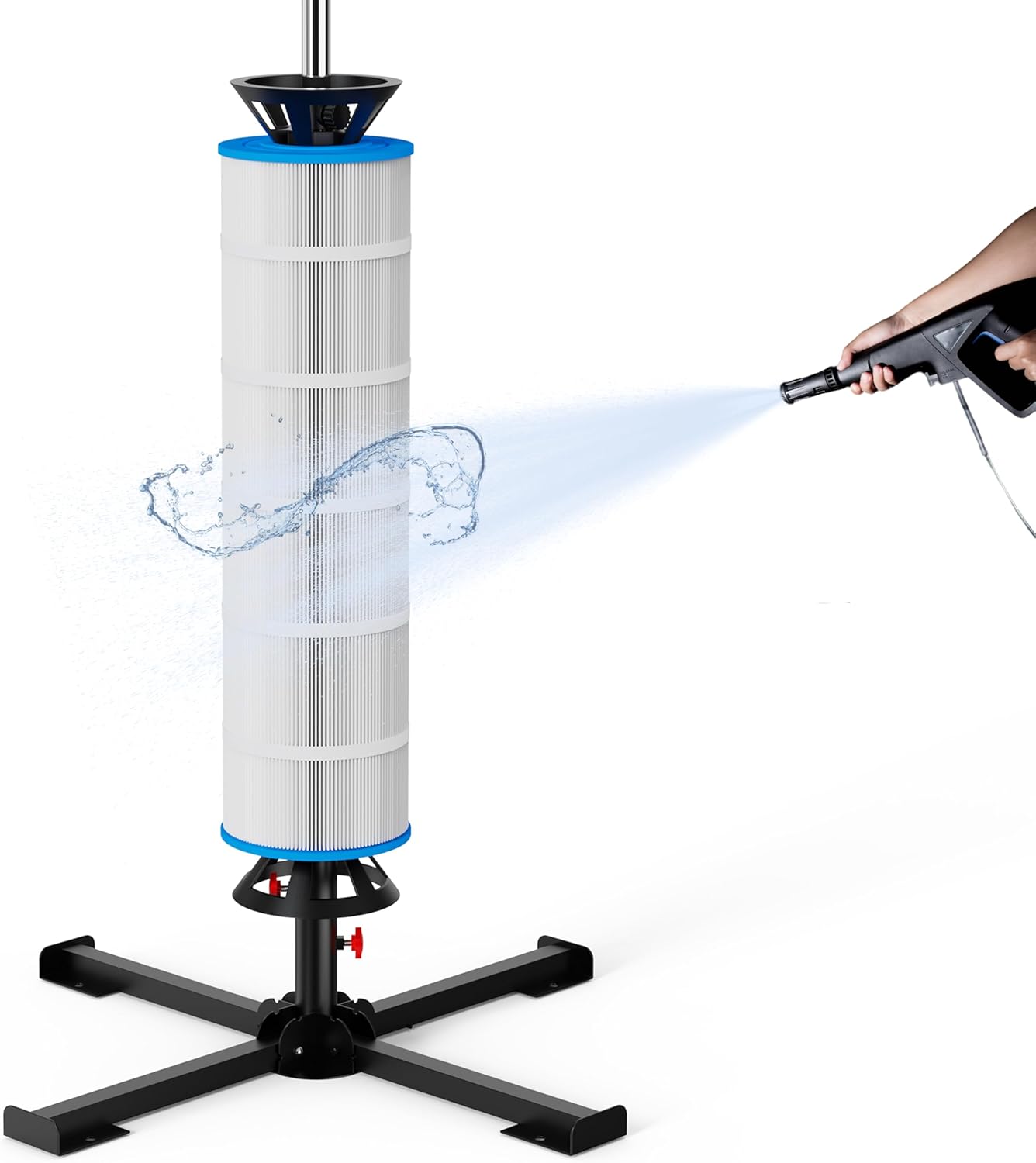 ROYOR Pool Filter Cleaner Stand Tool, Fit for 3