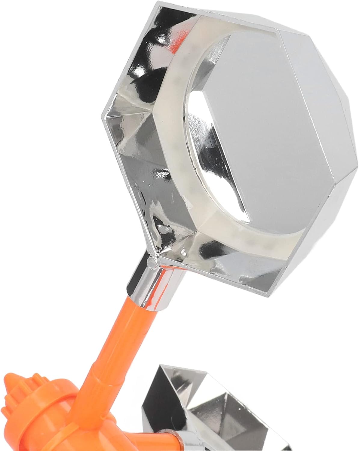 6Pcs Solar Wind Powered Bird Flashing Deterrent 360° Reflection 68mm Mirror 410mm Rotation Diameter Rain Proof Design