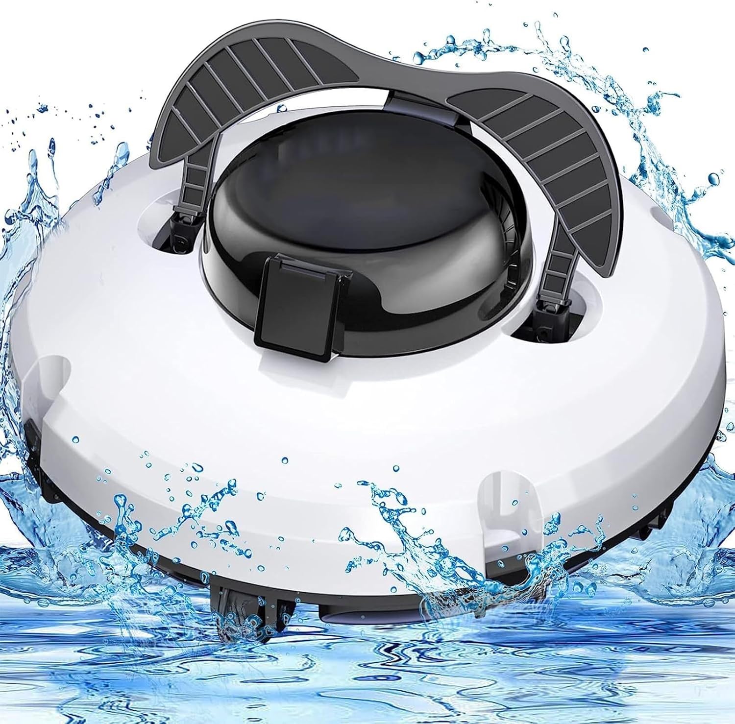 Cordless Robotic Pool Cleaner Swimming Pool Vacuum Cleaner Powerful Suction for Up to 120 Minutes for Above/Below Ground Pools 800 Ft.