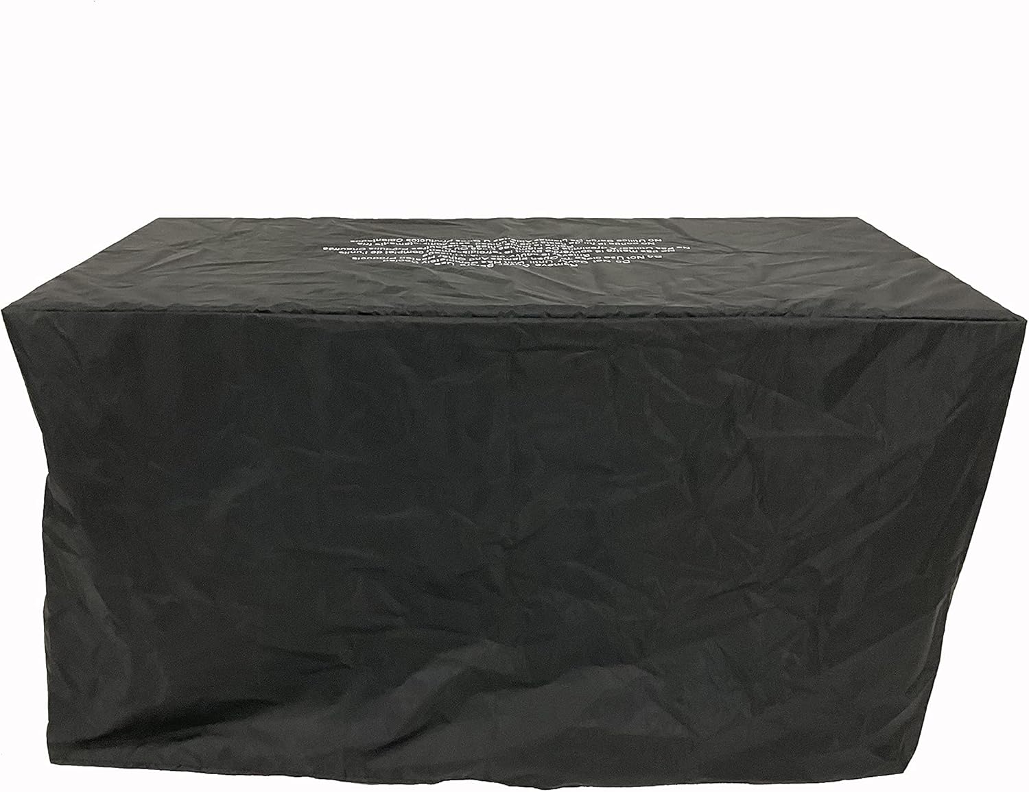 43in Propane Fire Pit Table 50,000 BTU Auto-Ignition Rectangular Gas Fire Pit Table with Glass Wind Guard, Glass Rock (Blue), Lid, Waterproof Cover