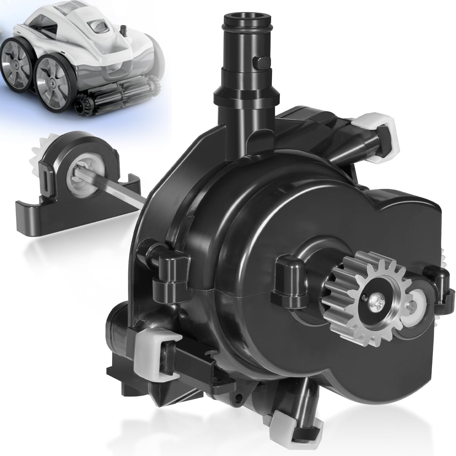 Bonbo R0837200 Engine Assembly with O-Ring Replacement for Polaris Quattro Sport / P40 Pressure Side Automatic Pool Cleaner