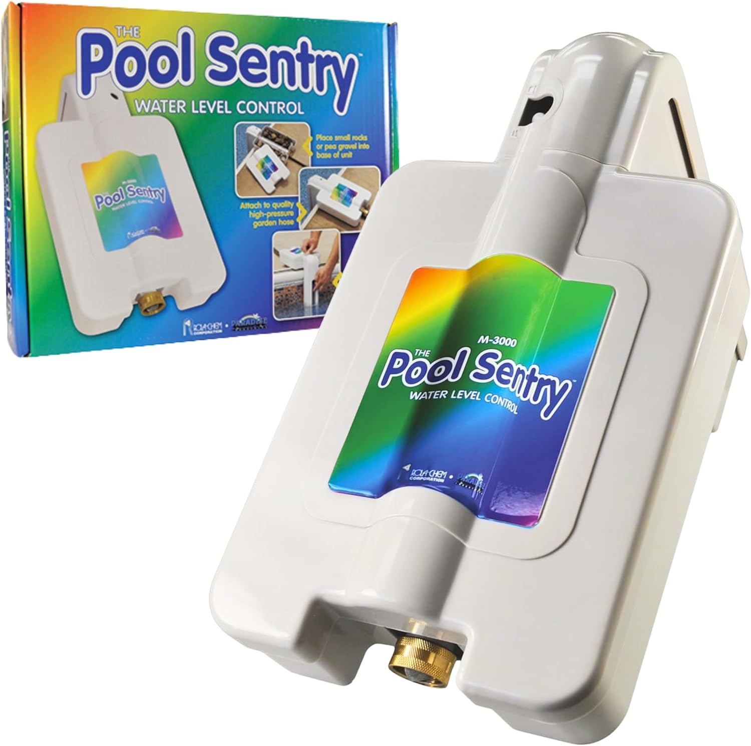 New Rola‑Chem Pool Sentry M‑3000 Automatic Pool Filler – Automatic Water Leveler for Inground & Above‑Ground Pools, Ponds & Spas – Auto Pool Filler with Adjustable Float Valve