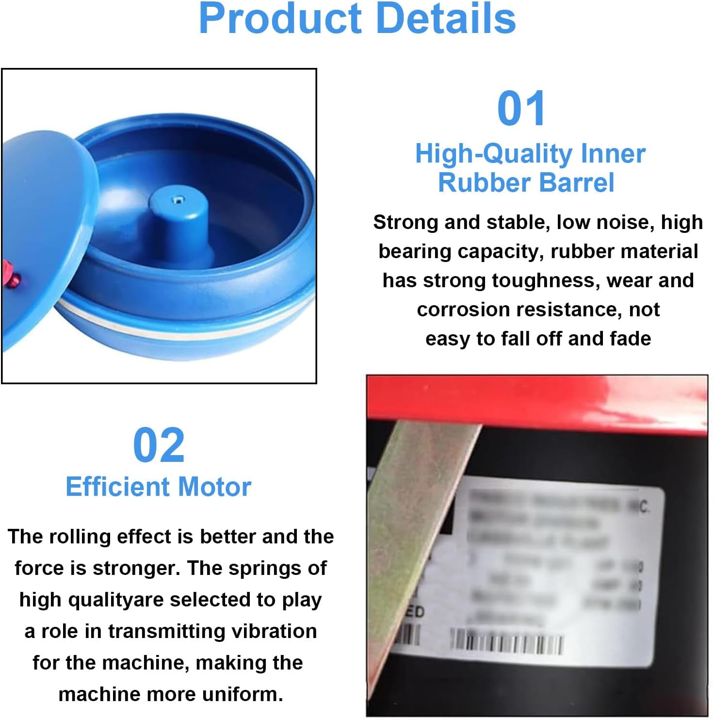 Vibratory Tumbler Polisher, 3.5 L Barrel Polishing Machine, Bidirectional Rotation, for Coins/Metal/Jewelry/Hardware/Workpiece Cleaning Polishing