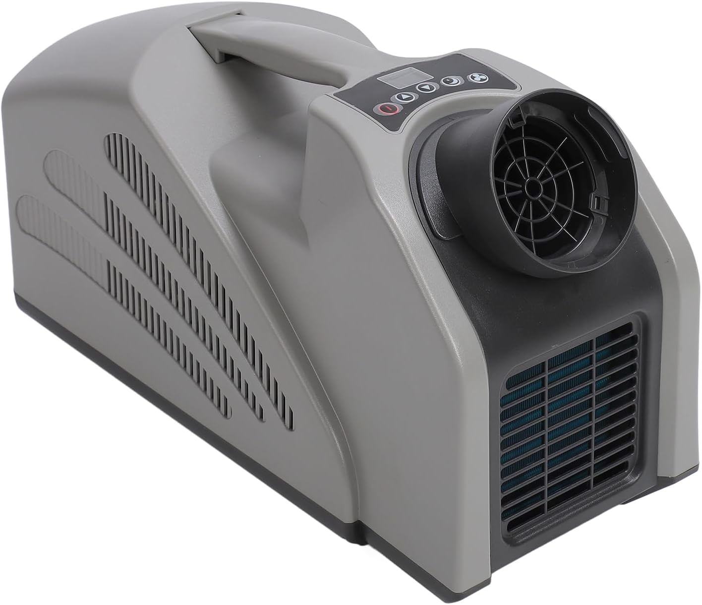 Personal Cooling Fan Air Conditioner Fast Cooling Outdoor Air Conditioner 2350 BTU Portable Air Conditioner Low Power Consumption DC24V for Camping Tent RV Car Truck 210W (US