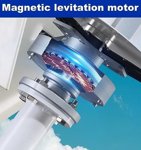 5000W Wind Turbine Generator Kit with Controller - High Efficiency AC 12V/24V/48V/220V Permanent Magnet System for Home, Business, Street Lighting - Renewable Energy Solution