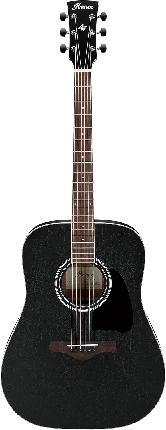 Ibanez AW84-WK Weathered Black Open Pore - Acoustic Guitar