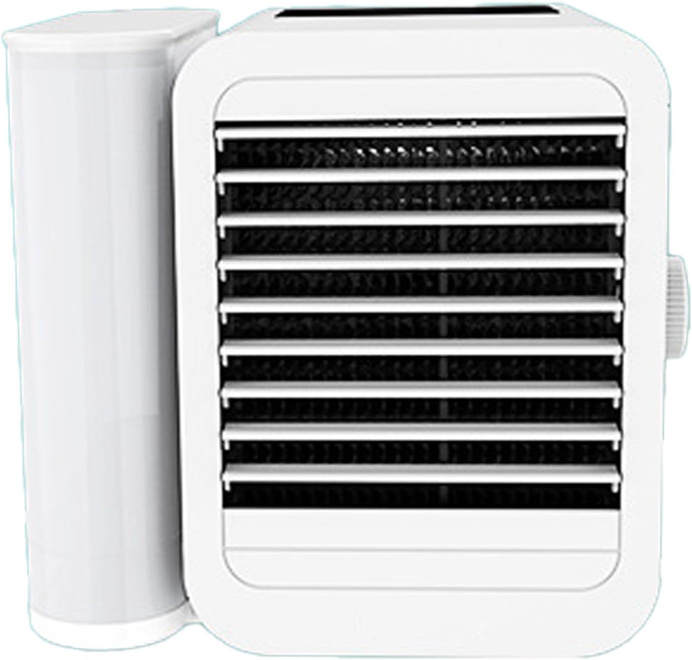 Portable Air Conditioner Fan with 7 Color LED Lights, 1000ml Water Tank, USB Type-C, 99- Control, Mini Evaporative Cooler for Room, Office, Home