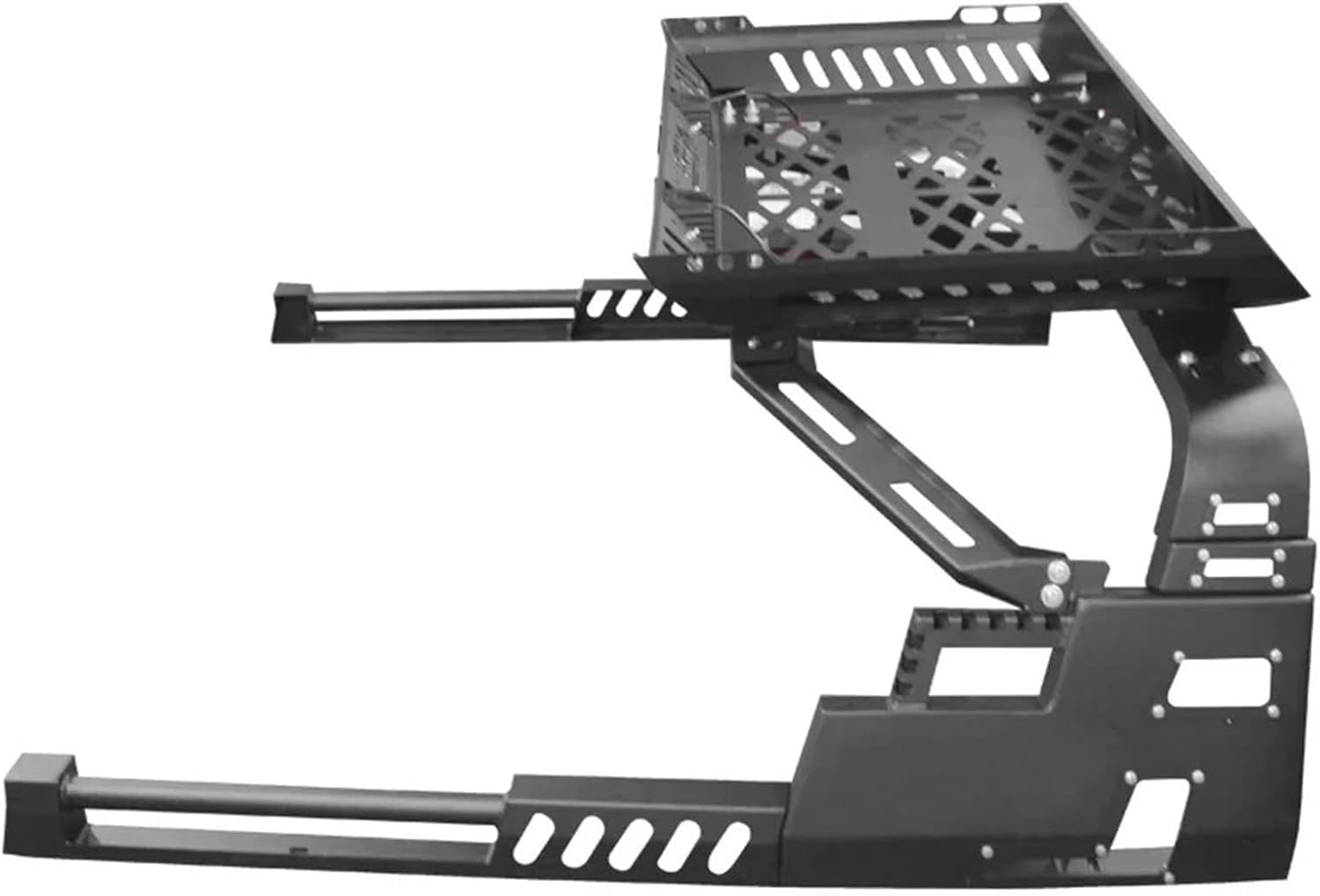 Ratto Other Exterior Accessories Steel Heavy Duty Roll Bar with Basket 4x4 Pick Up Truck Compatible with Ford F150 Roll Bar for Truck