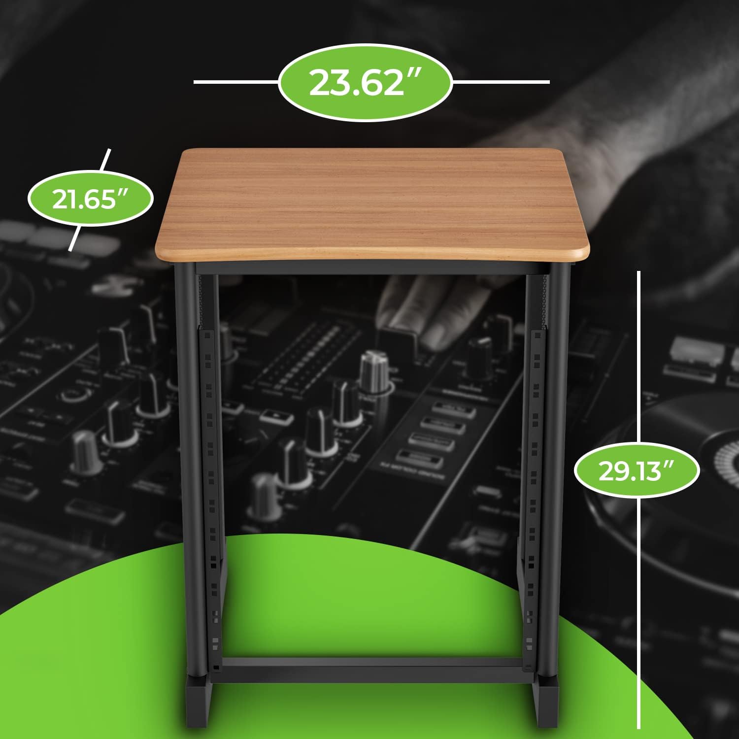 GEARit 12U Audio Rack With Flat Top for 19