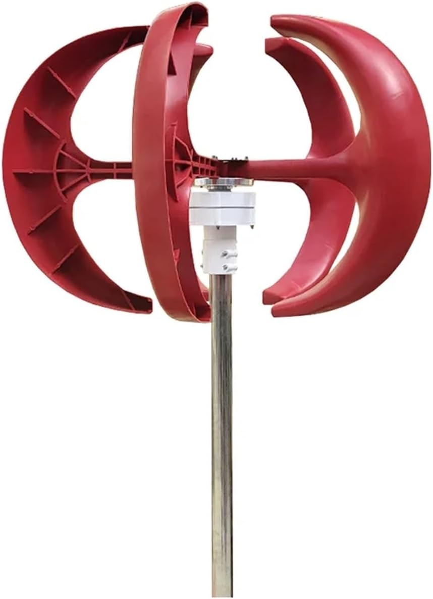 Wind Turbines Generator 5000W 8000W 10KW 48V 24V Vertical Generator Permanent Magnet Suspension Low Wind Start Household Low Starting Speed for Home(White,48V_8KW)