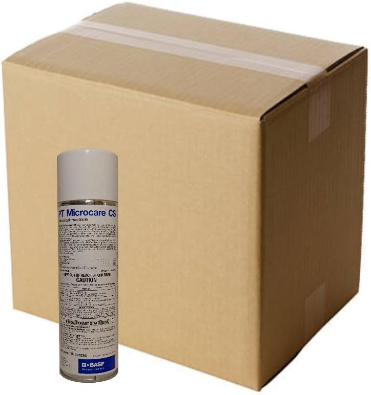 BASF 31460-c1 PT Microcare CS 14oz case Pressurized Insecticide, White