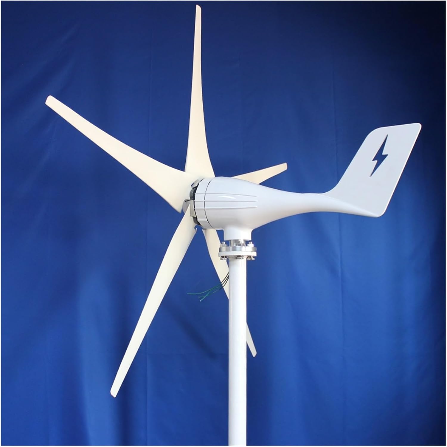 1000W 5 Blades 12V 24V 48V Windmill Wind Power Wind Turbine Generator MPPT Controller for Home Use Low Starting Speed for Home(with Hybrid Control,24V)