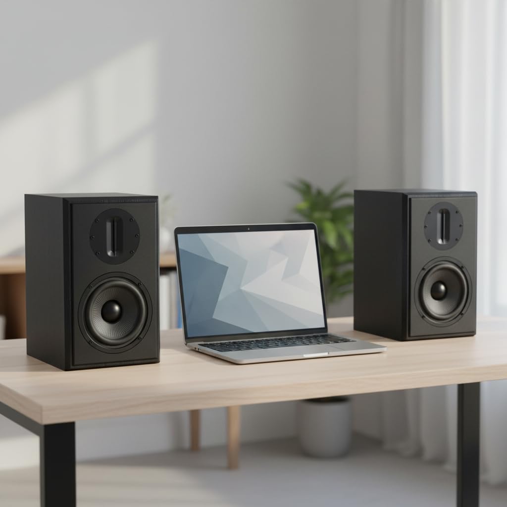 Passive Bookshelf Speakers 5.25