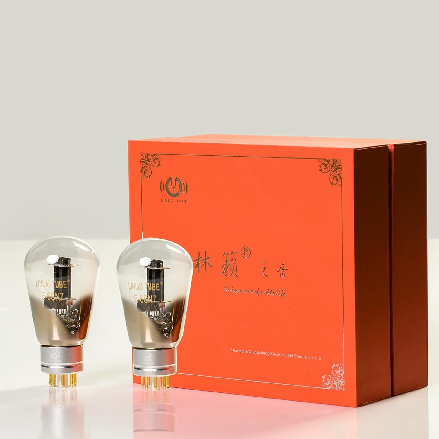 LINLAI E6SN7 1 Pair Vacuum Valve Electronic Tube for Class Pairing Hifi Audio Amplifier Replaced by CV181 6N8P