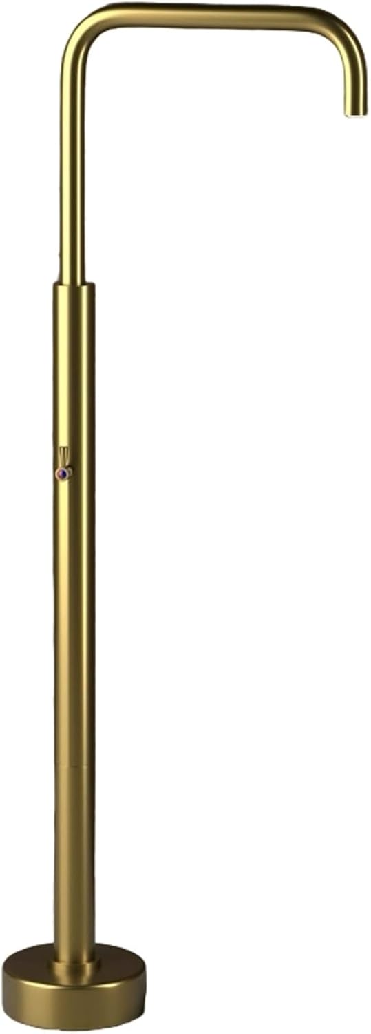 Hose Stand with Spigot Smart Garden Water Column 304 Stainless Steel Standing for Backyard Pool Beach Bathroom Washing(Gold)