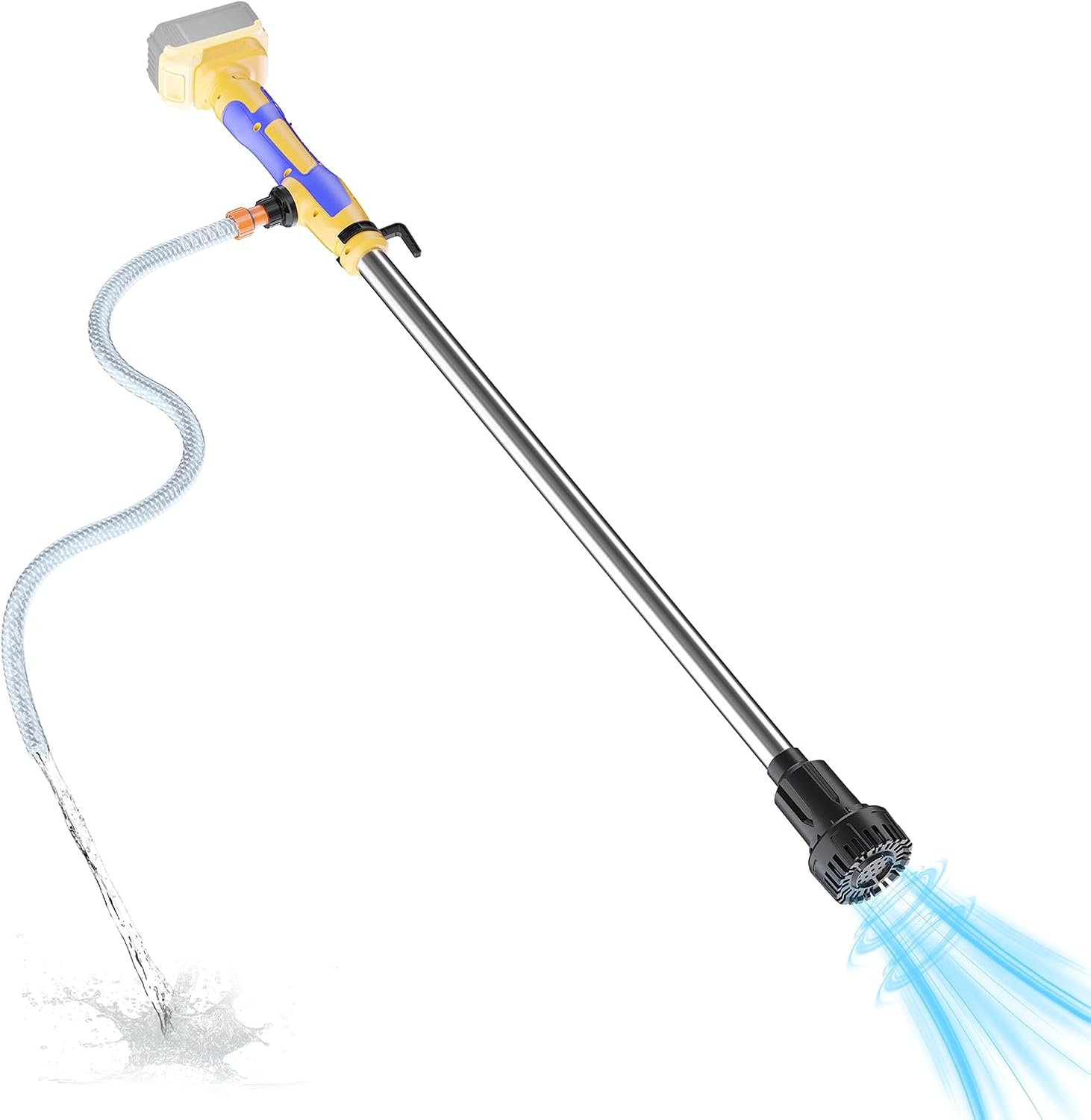 Cordless Stick Water Transfer Pump, Compatible with Dewalt 20V Battery(Tool Only), 720GPH, 32FT Lift, Brushless Stick Utility Pump for Pool, Garden, Boat, Fish Tank,RV with 3/4