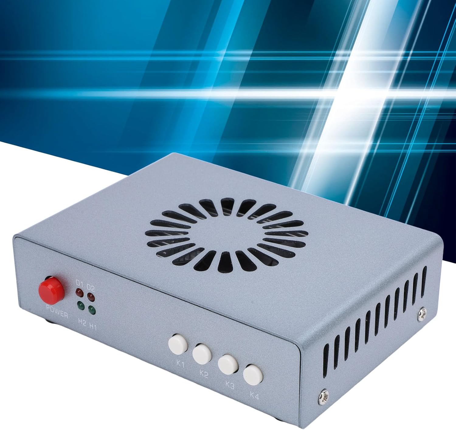 Yoidesu HD Multimedia Interface Synthesizer, High Efficiency DMA Fuser Dual Signal Input HD Multimedia Interface Fuser, with Temperature Controlled Fans 2K 144Hz DMA Hardware Adaptive