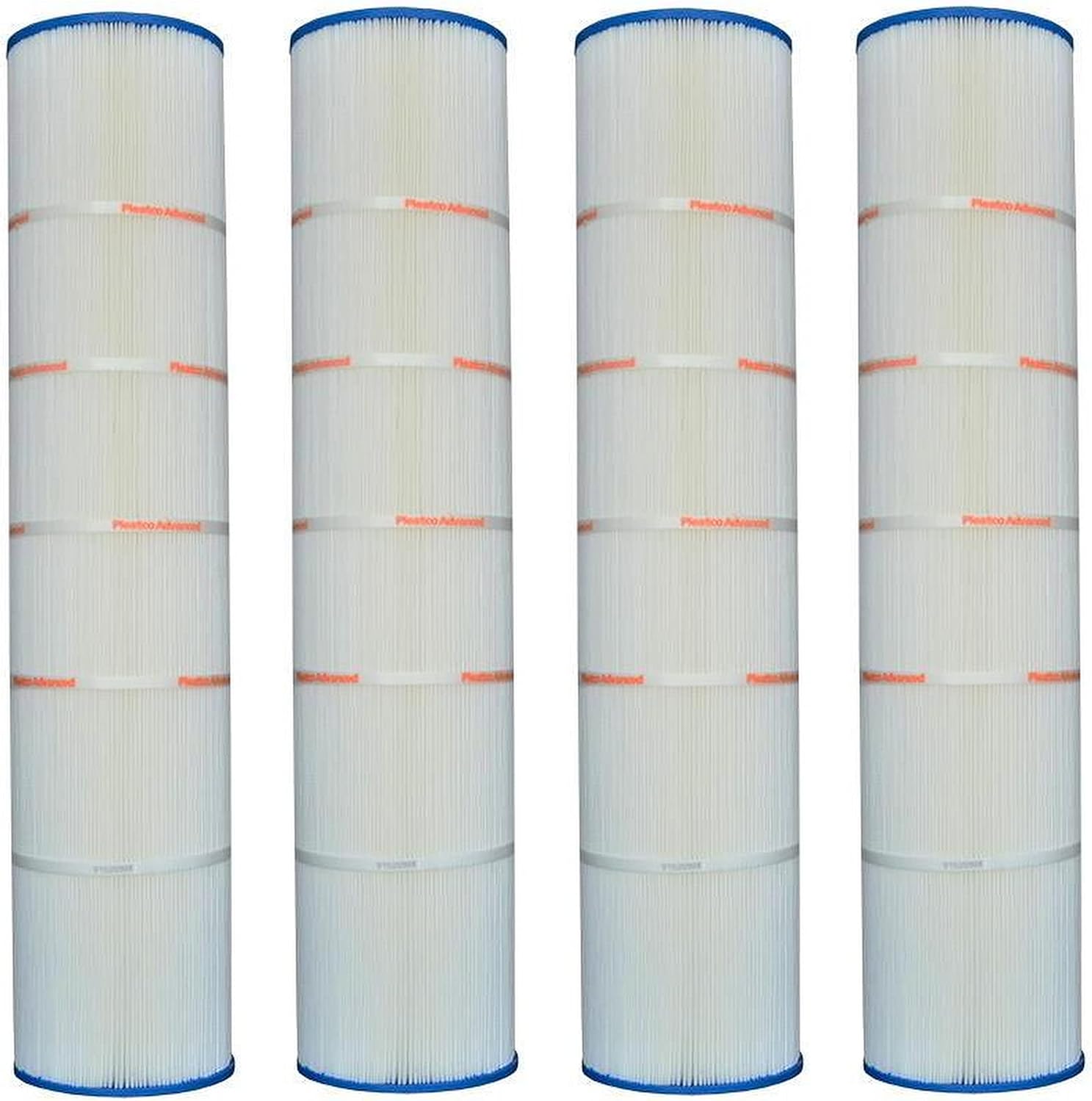 Pleatco Filtration PA137-PAK4-EC Pool Filter Cartridge Replacement for Unicel: C-7490-4, OEM Part Numbers: CX1380-RE