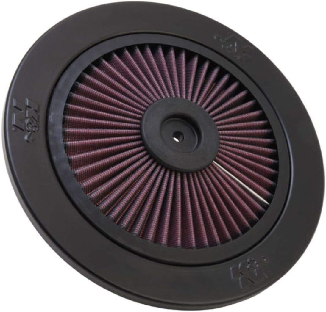 K&N X-Stream Top Filter: High Performance, Premium, Washable, Replacement Engine Filter: Filter Height: 1 In, Shape: Round Lid, 66-0901