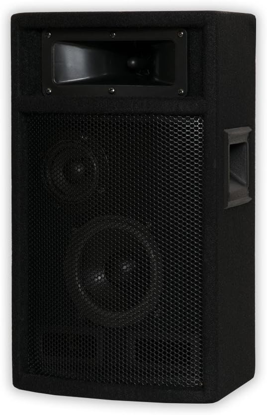 Acoustic Audio by Goldwood PA-500X Passive 800W 3-Way Pair DJ PA Karaoke Studio Speakers