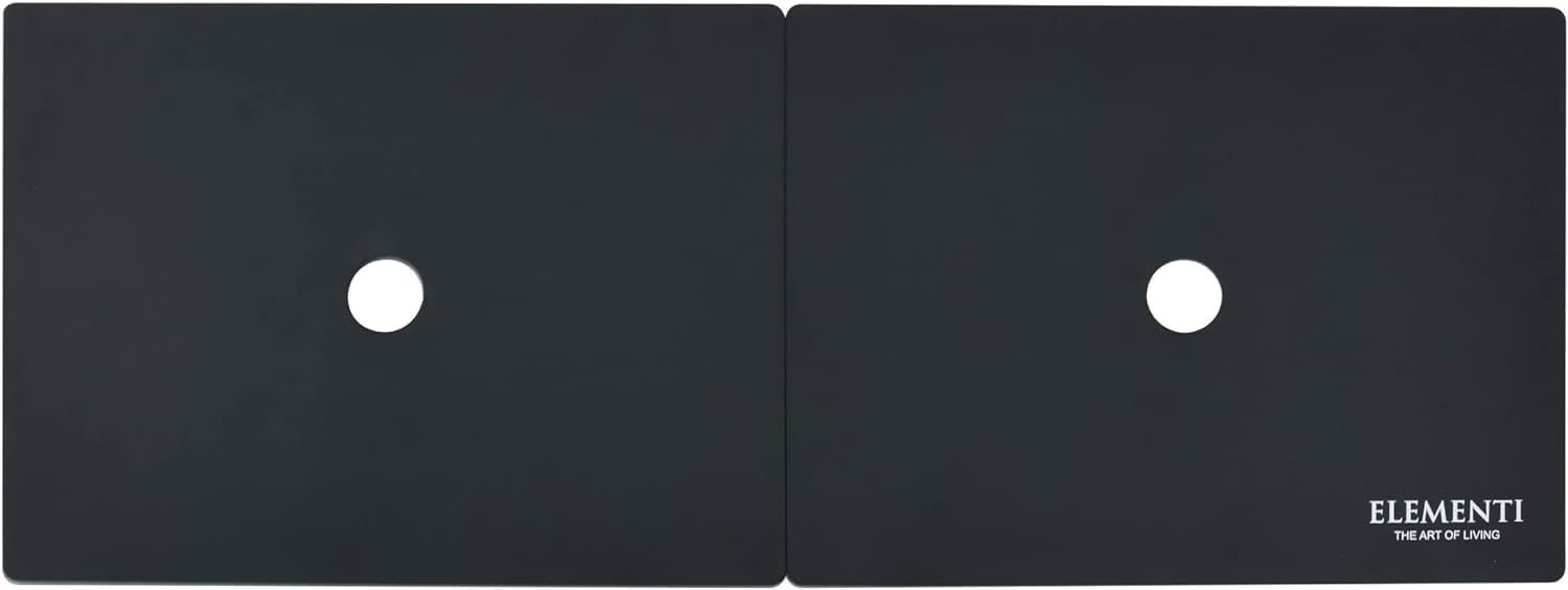 AMS Fireplace | Elementi Plus | Positano | Rectangular Dark Gray Concrete Natural Gas Fire Table Pit (Natural Gas)