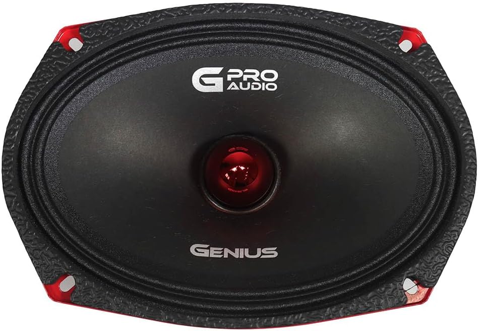 Genius MR69BP 6X9 Midange Speaker Whit Bullet Plastic - 1.5