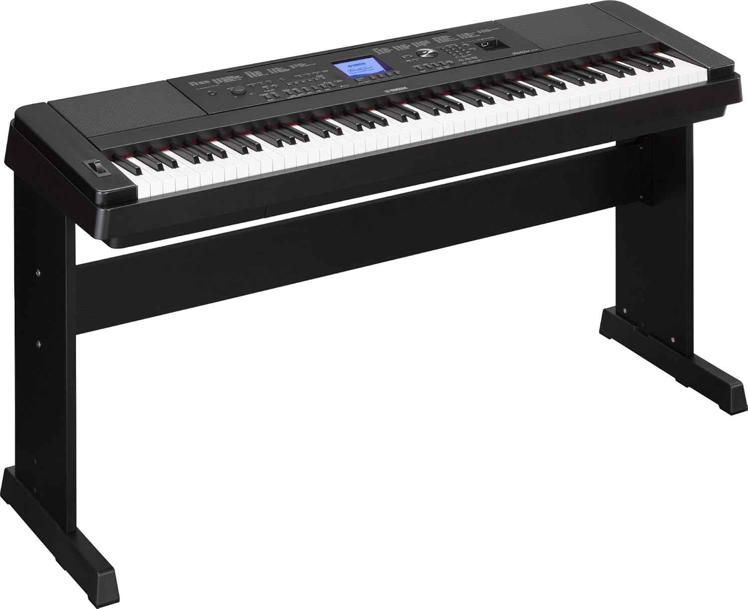 YAMAHA DGX660B 88-Key Weighted Digital Piano With Furniture Stand, Black