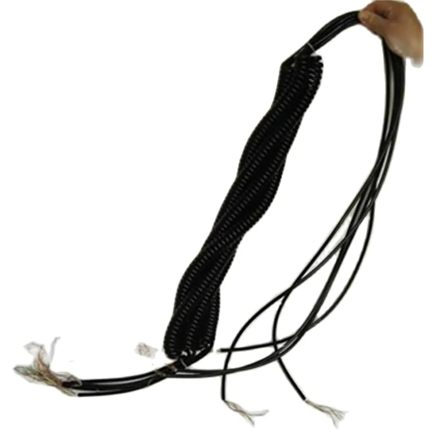 1PC 12 Cores 3M to 4M Spring Spiral Cable Coiled Cable for Handheld Encoder Manual Pulse Generator MPG