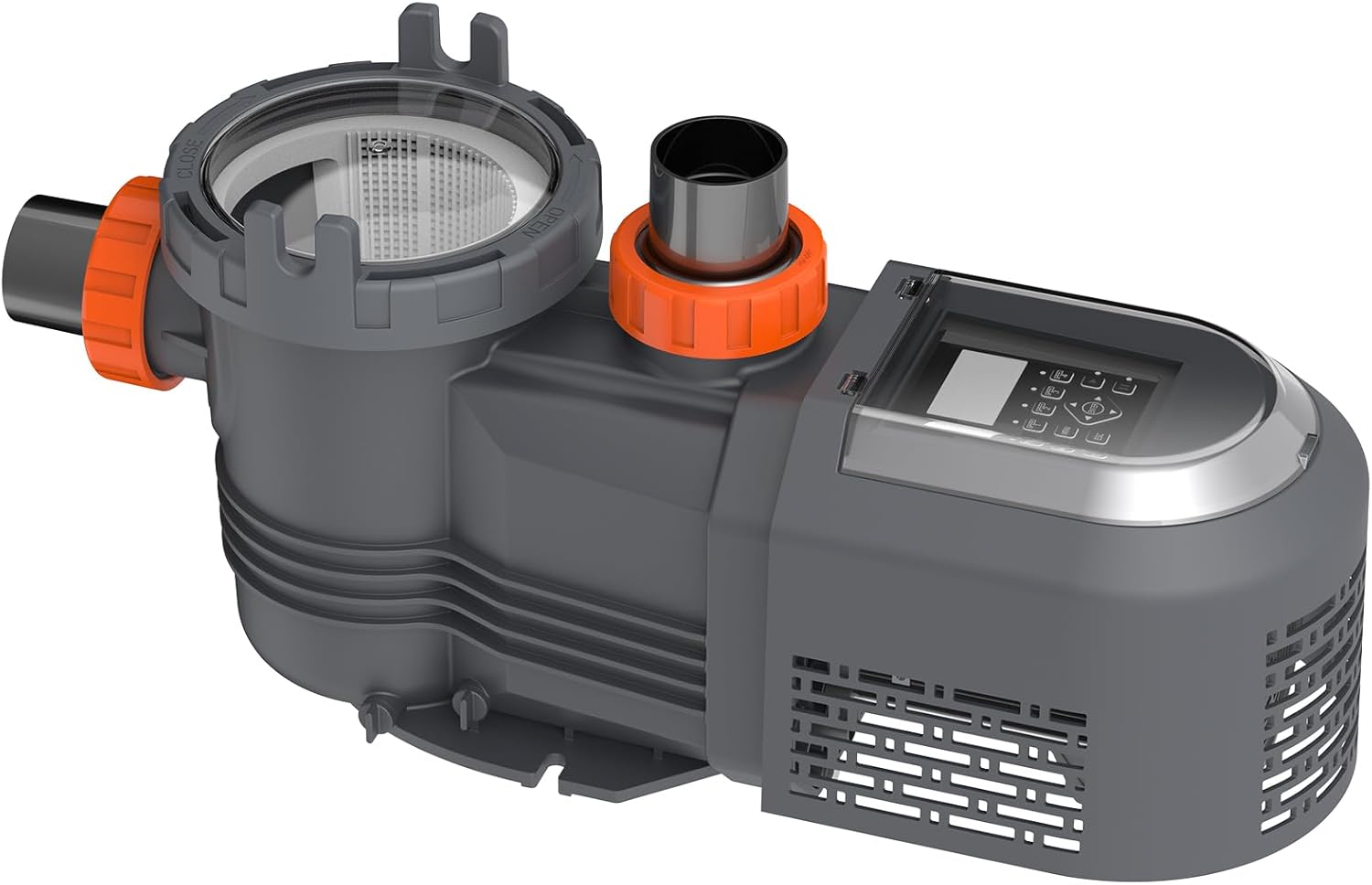 Variable Speed Pool Pump,1.8 HP, 220V-240V, Inground Swimming Pool Pump with Timer, High Flow 9114 GPH Self Priming Above Ground Pool Pumps with Filter Basket