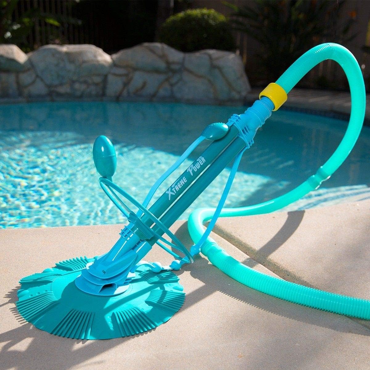 XtremepowerUS Premium Automatic Pool Cleaner Vacuum-Generic Pool Cleaner Sweep High Flow In-Ground Pool with Hose Set