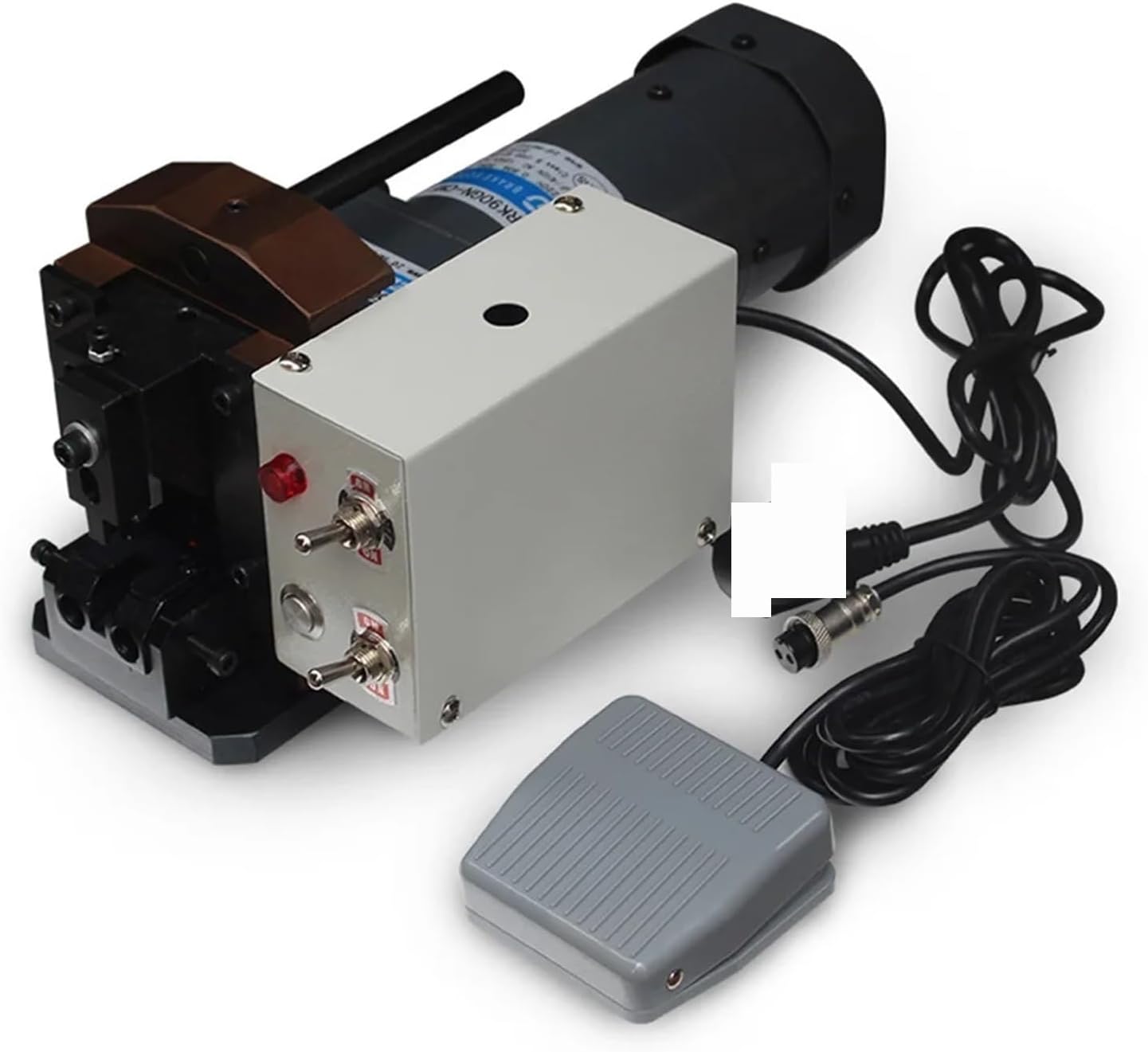 90W Semi-Automatic Rj45 Wire Crimping Machine, Rj11 Rj12 Cable Crimper 2P-8P Durability, Efficience