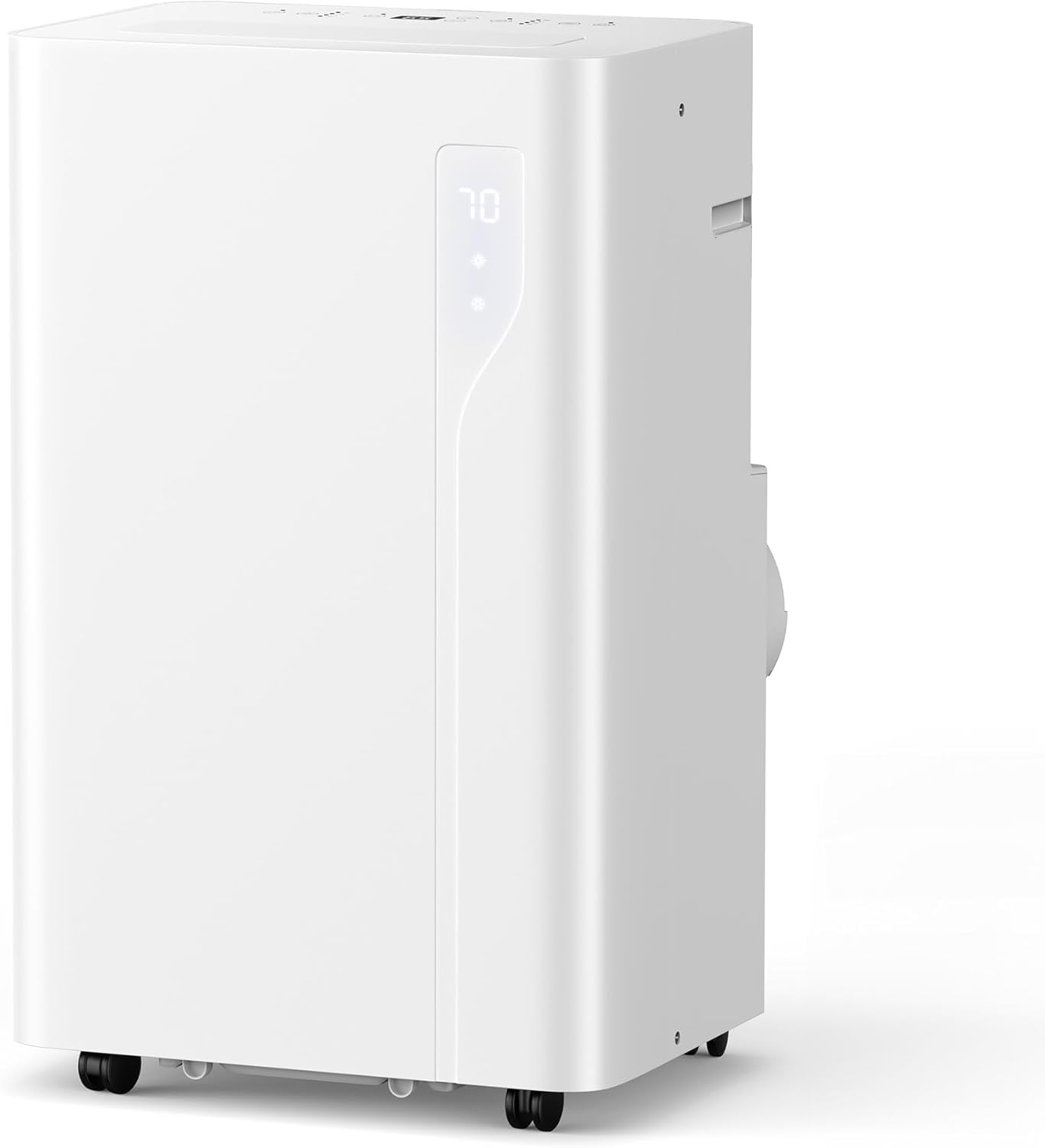 GEOLOCATION 14000 Btu Portable Air Conditioner, Powerful Cooling for Rooms up to 650 Sq.Ft, 3-in-1 AC with Fan & Dehumidifier, Easy Mobility