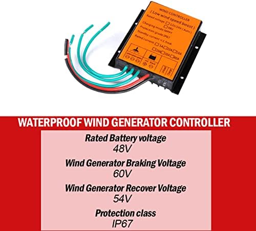 12000W Wind Turbine Controller 12V/24V, 16A-40A for Horizontal & Vertical Generators, Efficient Wind Energy Management System, Durable & Reliable Performance
