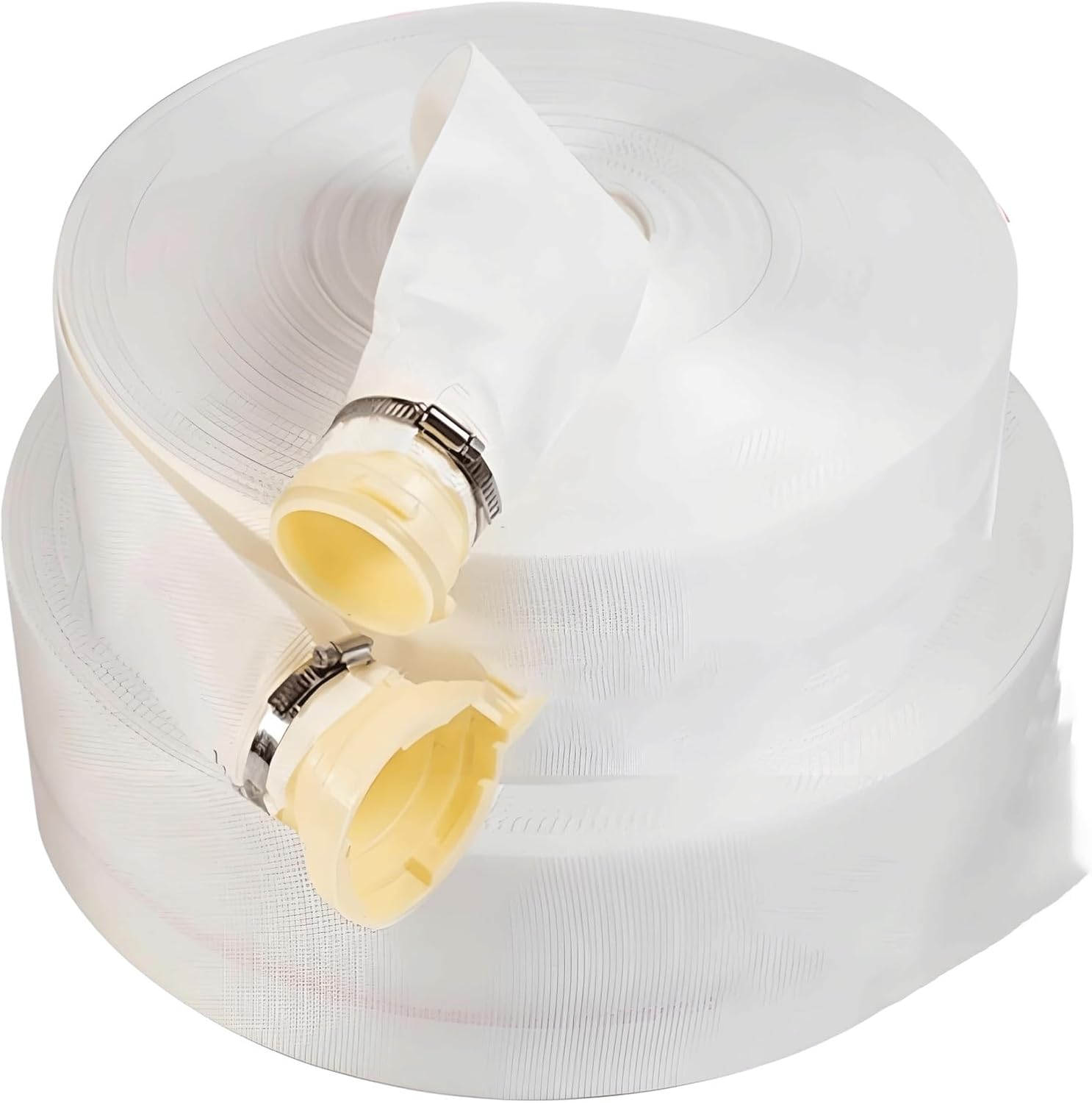 Pool Backwash Drain Discharge Hose, Double PE Layflat Design for Sump Pump Weatherproof Discharge Hoses Pool Drain Hose(100 Meters,10cm)