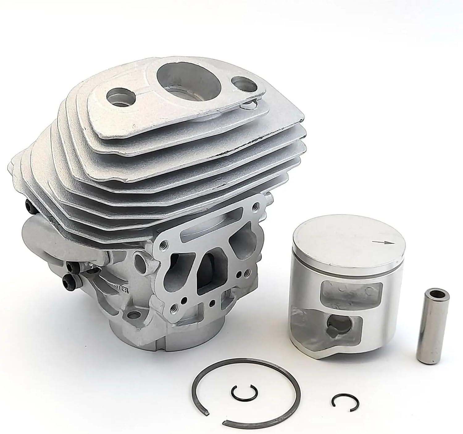 [Outdoor Tools] CS2258 Cylinder Piston KIT for JOSERED CS2260 & More Chainsaws Block Head Rings Clips PIN Assembly [Replacement Parts]