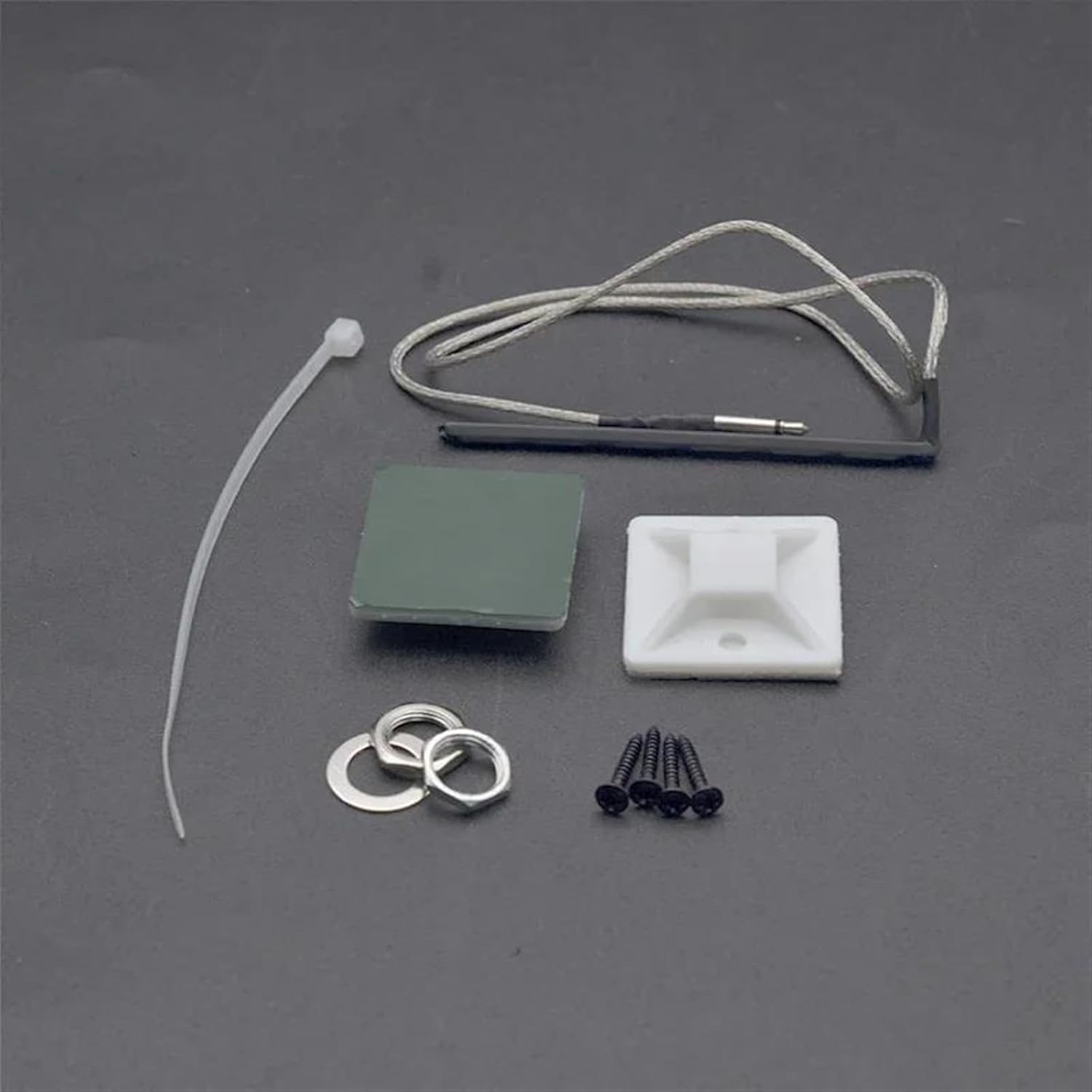 acoustic guitar pickup kit 10 Pcs 4 Band Acoustic Guitar Equalizer Acoustic Guitar Preamp Amplifier Piezo Pickup 6.5MM Output Easy Assembly(With jack)