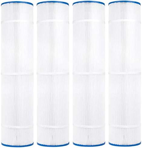 Clear Choice Pool Spa Filter 7.00 Dia x 33.00 in Cartridge Replacement for Jandy Industries CL 580 Baleen AK-60451, [4-Pack]