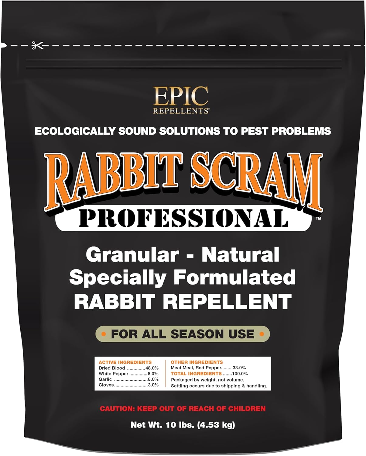 Epic Rabbit Scram Professional 10lb Bag
