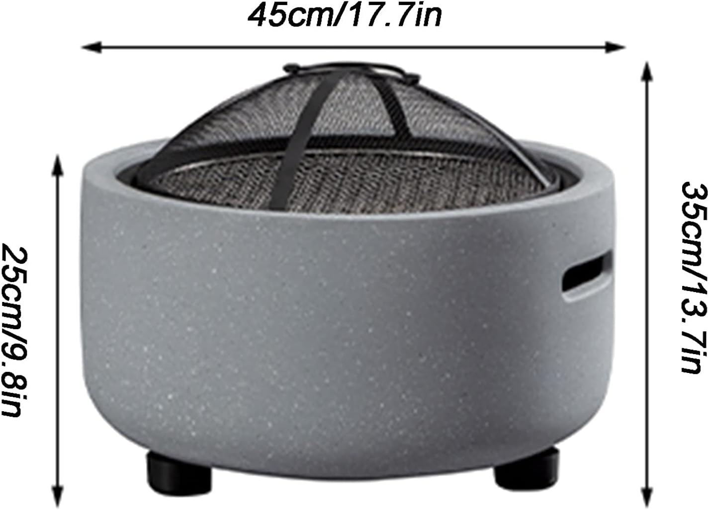 Fire Pit Outdoor fire Pit, Oyster Grill Set, Balcony Villa Courtyard Grill Set
