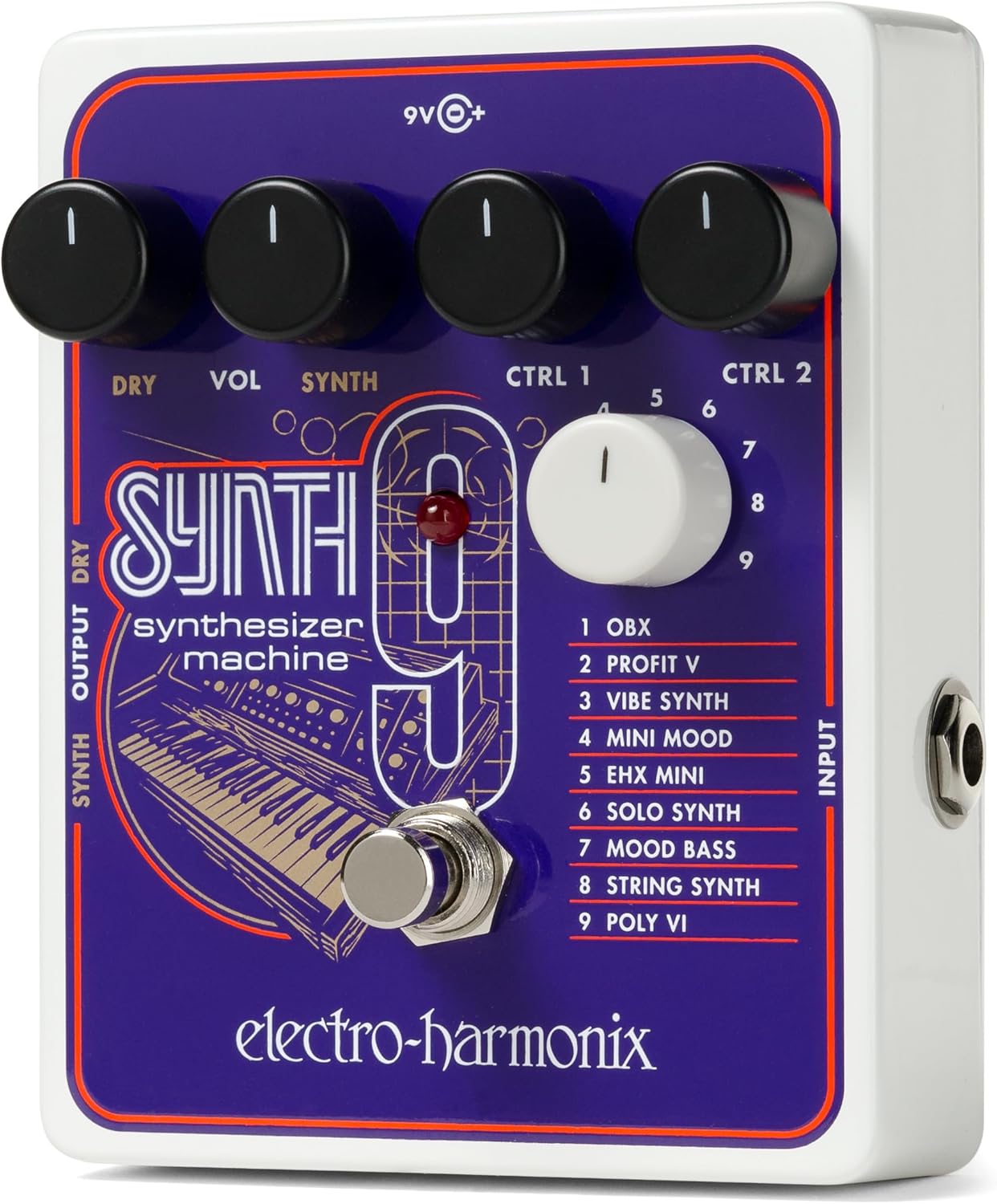 Electro-Harmonix SYNTH9 Synthesizer Machine Pedal