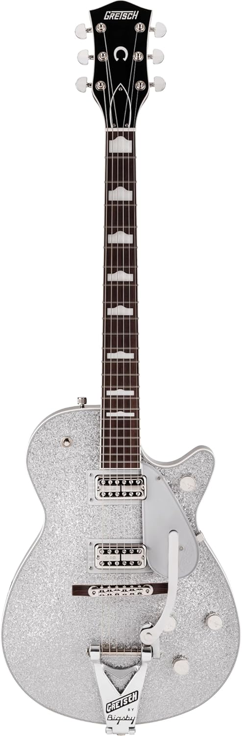 Gretsch G6129T-89VS Vintage Select '89 Sparkle Jet Electric Guitar - Silver Sparkle